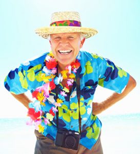 Smiling older man who tried out teeth implant dentistry near Heath, TX.